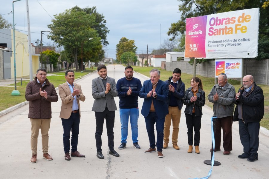 EN EL NORTE PROVINCIAL. Pullaro inauguró obras, entregó aportes, firmó convenios y visitó iniciativas en localidades del departamento San Cristóbal.