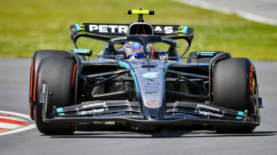 George Russel fue el más veloz de la primera jornada en Canadá.