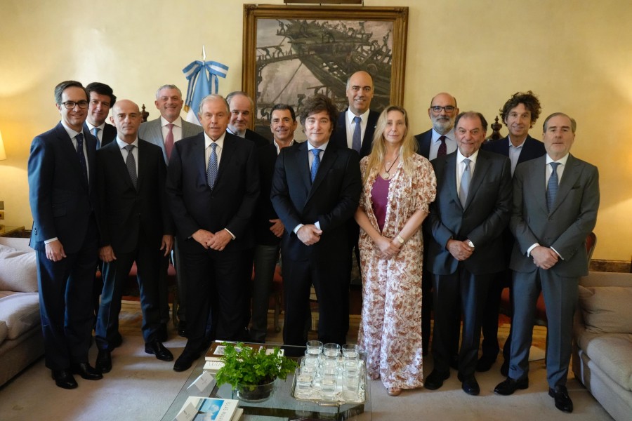 Milei se reunió con empresarios locales y globales en España.