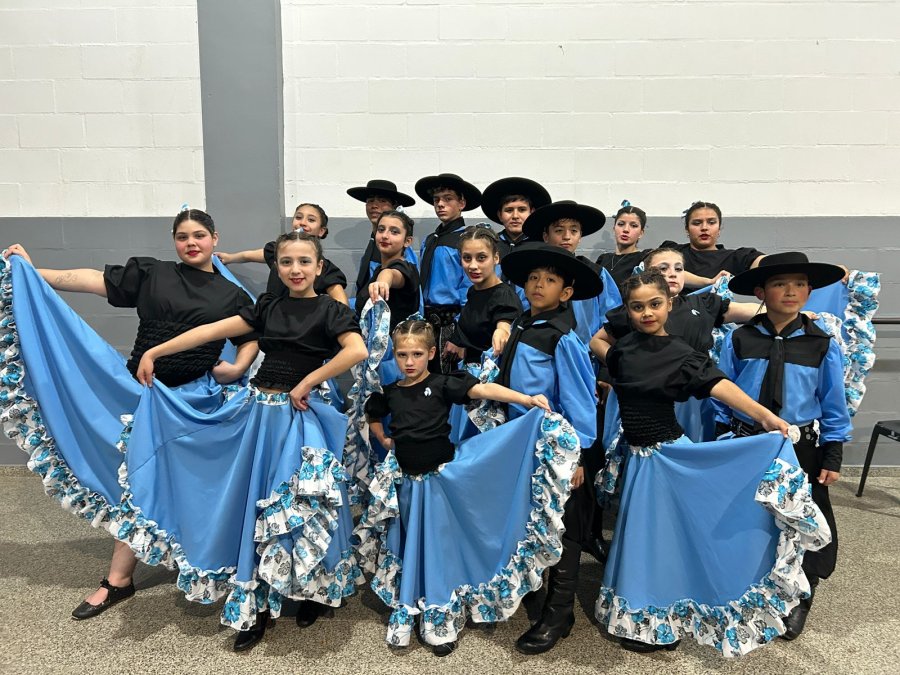 Una de las agrupaciones que protagonizó la exitosa realización.