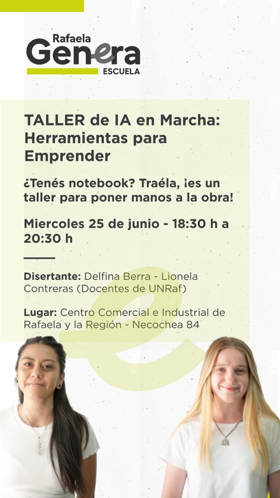 La actividad se realizará el miércoles 25 de junio.