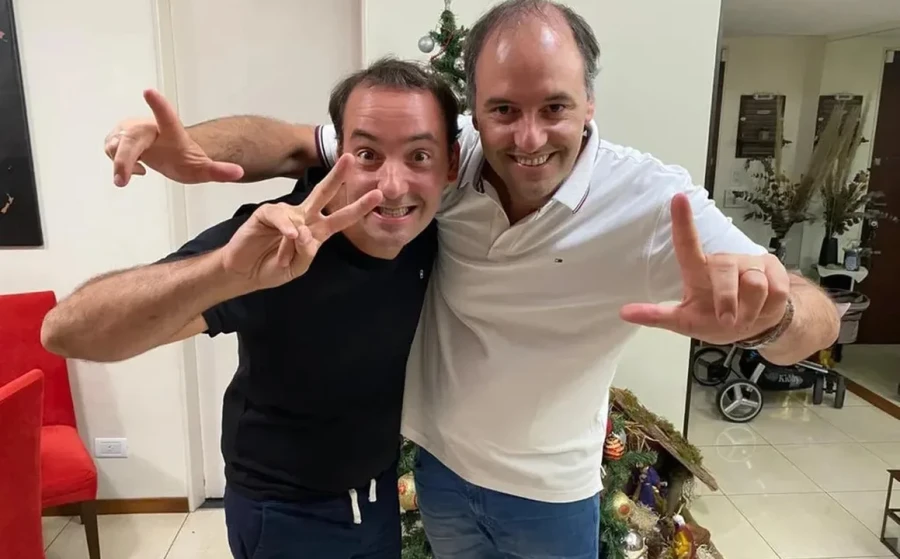 Francisco Jorge Adorni y Manuel Adorni.