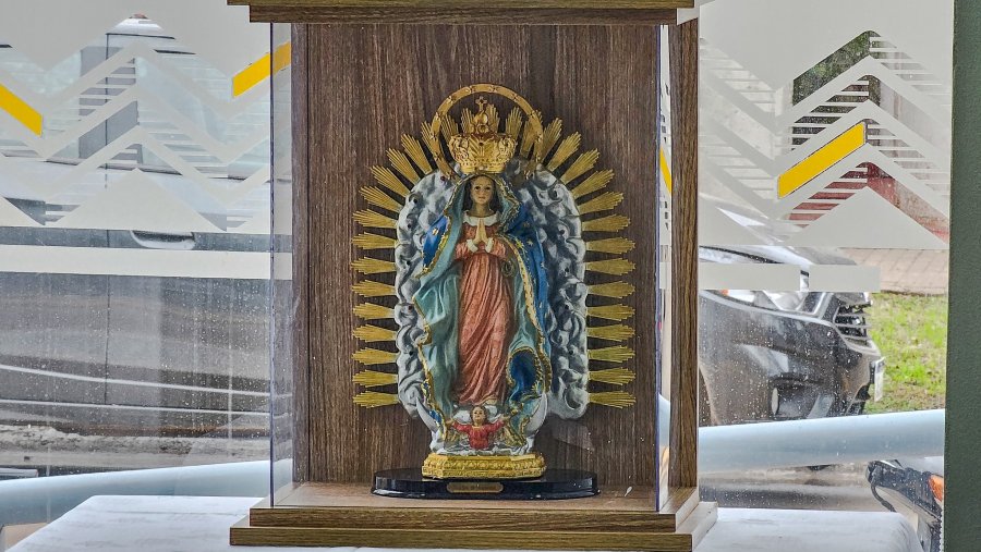 la imagen guadalupana que visita Humberto Primo.