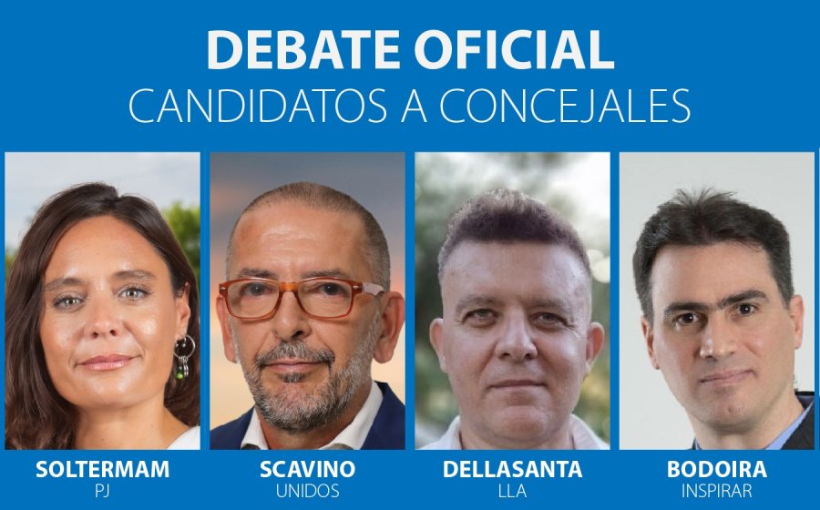 Primer debate oficial de elecciones legislativas.