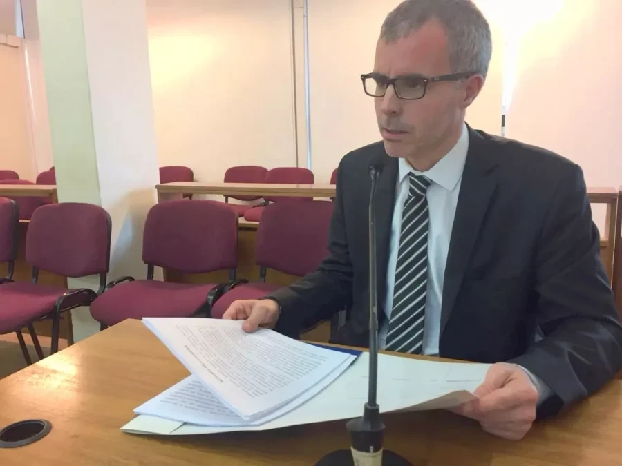 El fiscal Castellano representó al MPA durante la audiencia.