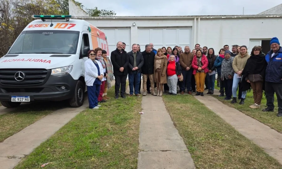 La entrega en Villa Trinidad.