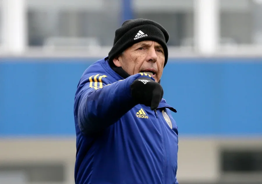 Miguel Ángel Russo, el DT de Boca.