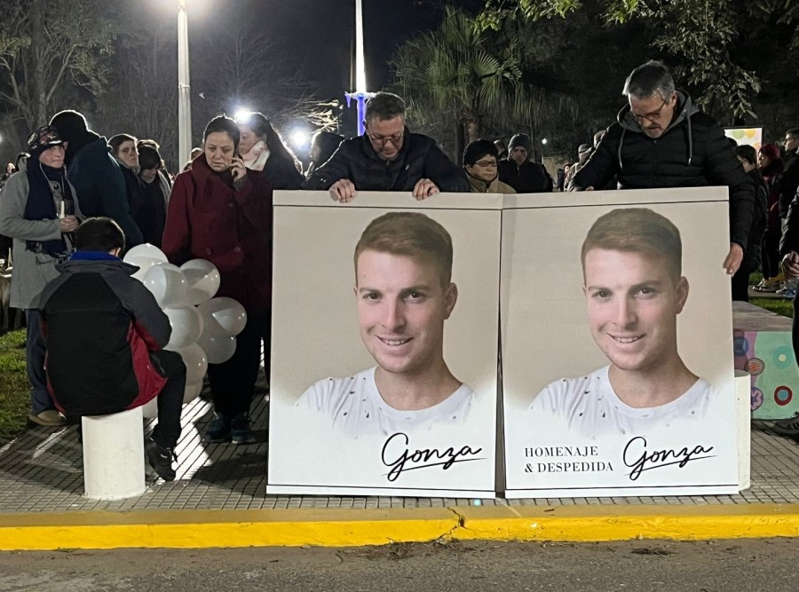 La marcha de familiares, amigos y vecinos de Lehmann para exigir justicia por Gonzalo se realizó en julio de 2023, poco después del crimen.