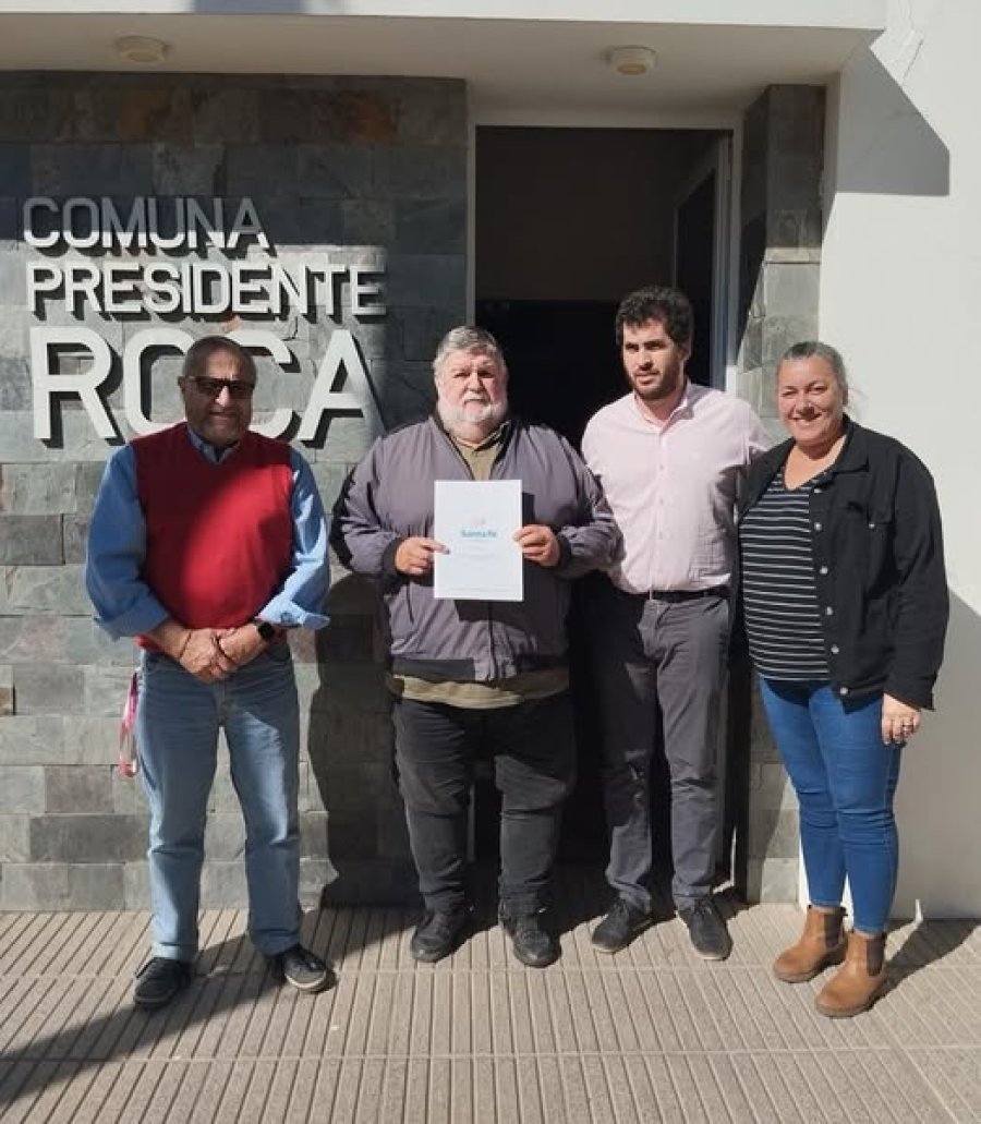 CONVENIO. Quienes participaron de la celebración del acuerdo.