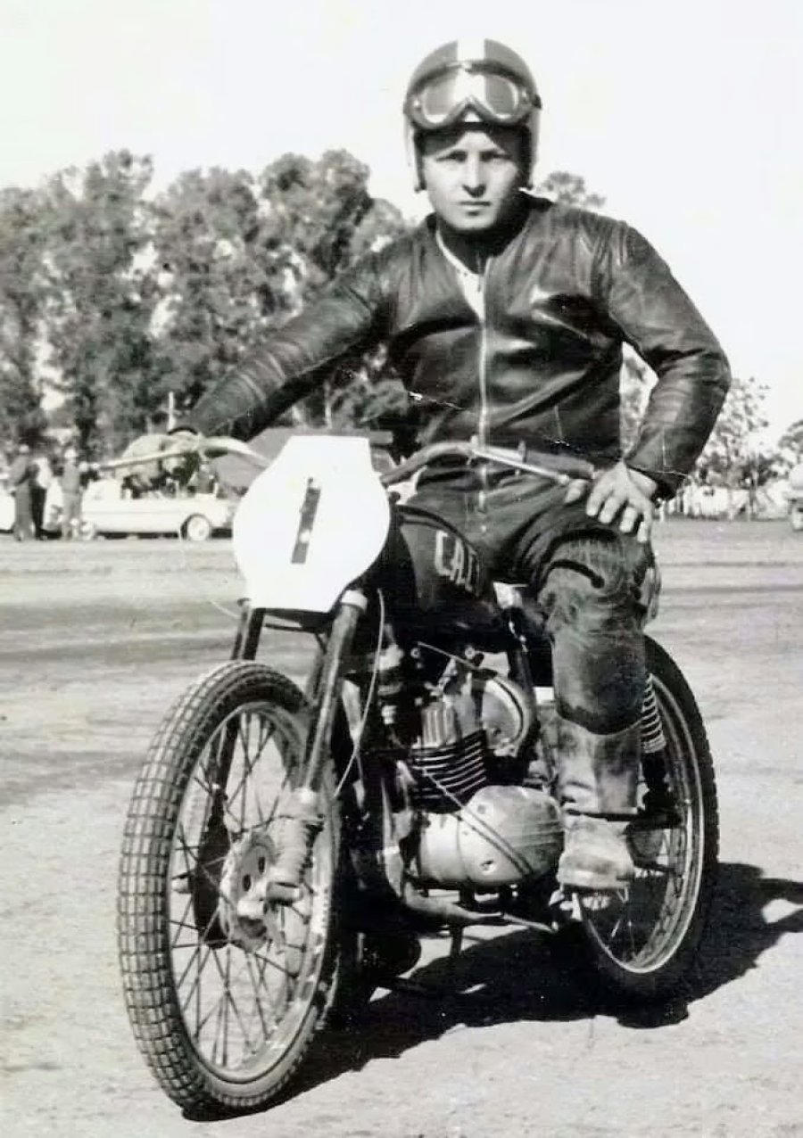 RENÉ HEIDEGGER. Fue un motociclista excepcional.