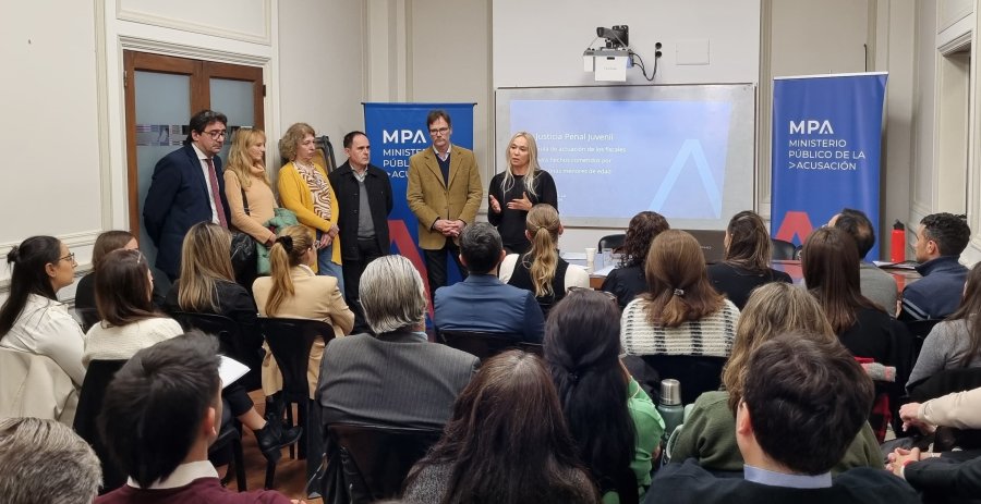 PREPARATIVOS. A principios de junio, Vranicich encabezó un encuentro sobre la implementación del nuevo sistema de responsabilidad penal adolescente.
