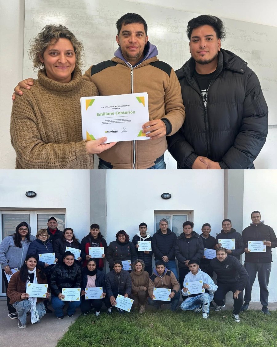 La entrega de certificados tuvo lugar recientemente.