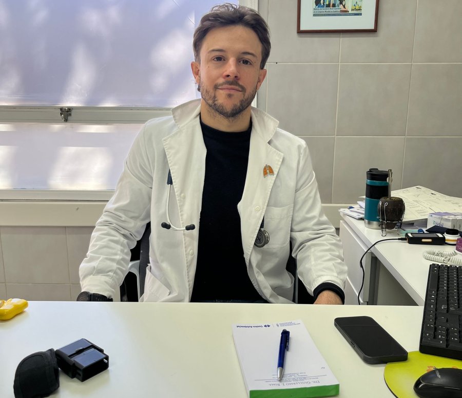 El neumonólogo, Guillermo Bima.