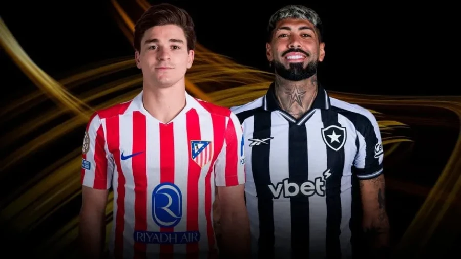 EL ATLÉTICO DE MADRID DE JULIÁN ANTE EL BOTAFOGO DE ALEXANDER BARBOZA, EX ATLÉTICO DE RAFAELA