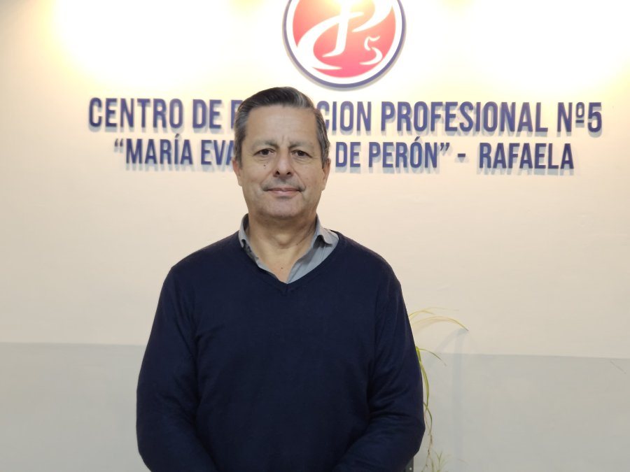 MARCELO CALUVA. El director del CFP N° 5 brindó detalles de los talleres que se realizarán durante el segundo cuatrimestre.