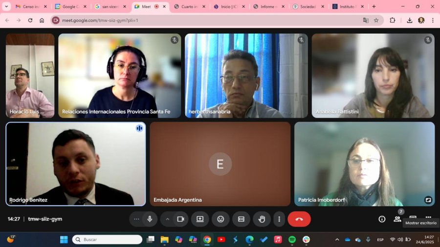 ENCUENTRO VIRTUAL. Desde el municipio salvadoreño se mostraron interesados específicamente en la actividad ganadera.