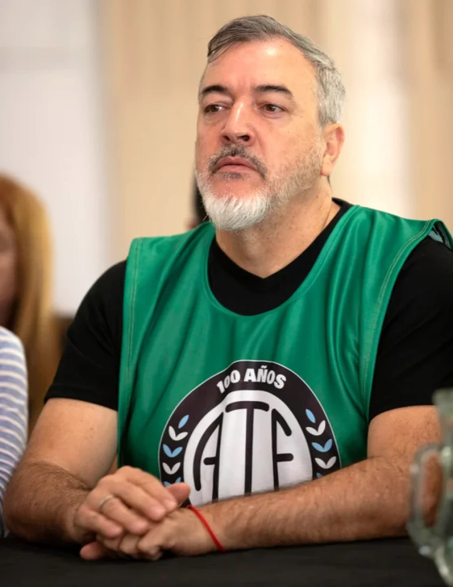 Rodolfo Aguiar, secretario general de ATE.