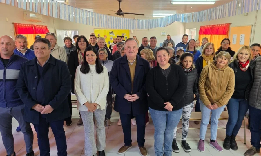 un momento del acto en San Guillermo.