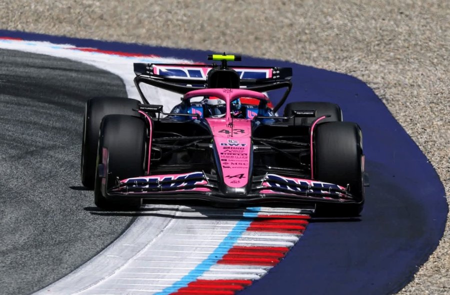 Franco Colapinto durante la actividad de este viernes en el Red Bull Ring.