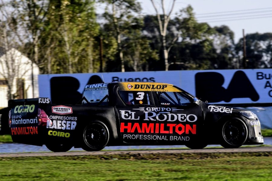 Mariano Werner fue el más veloz del sábado con la Toyota Hilux.