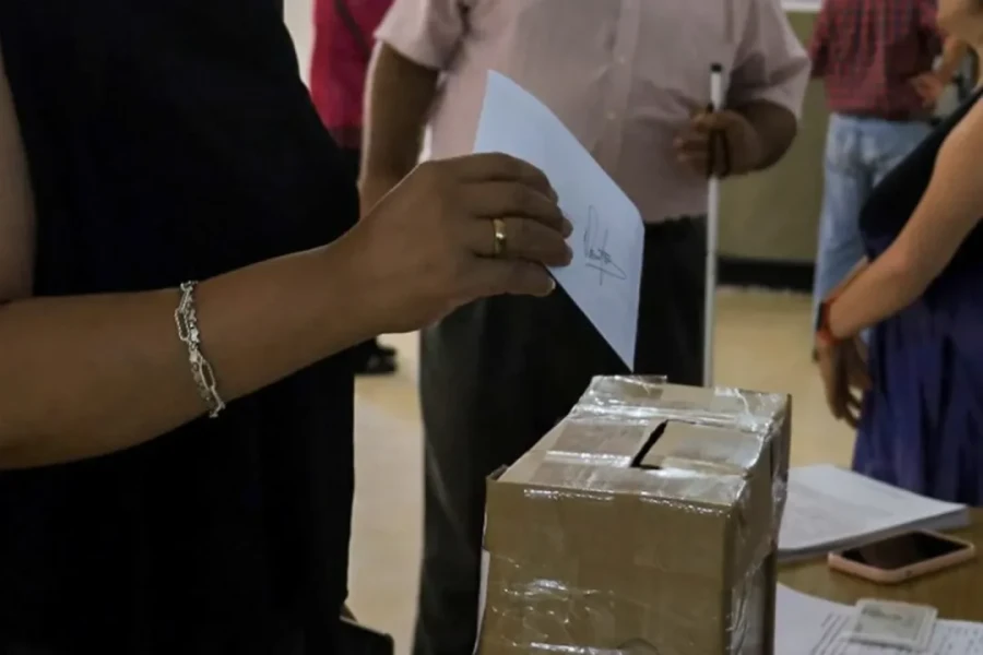 Baja participación en las elecciones de la provincia.