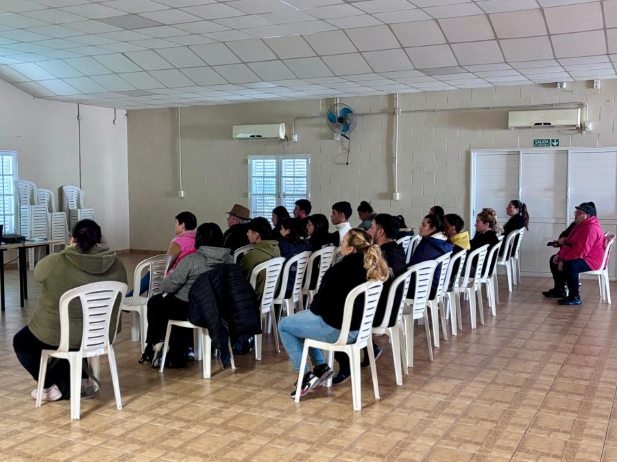 Quienes participaron de la capacitación.