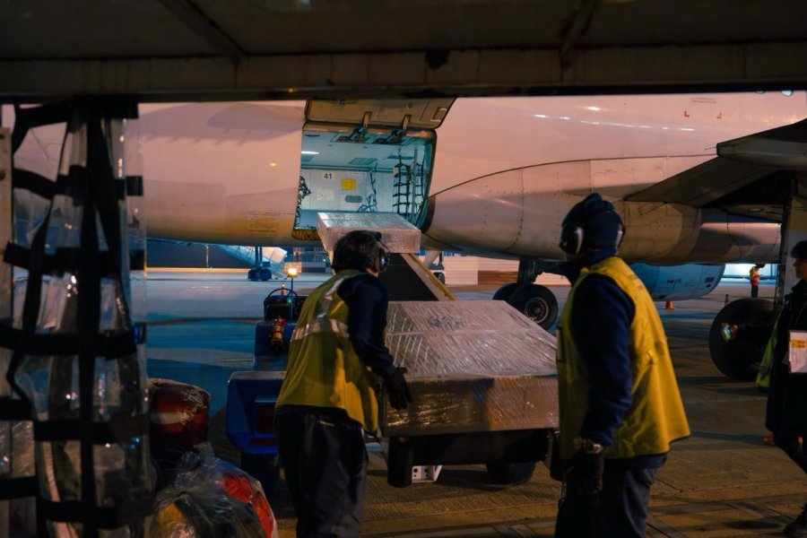 Reactivación del transporte de carga aérea en todo el territorio.