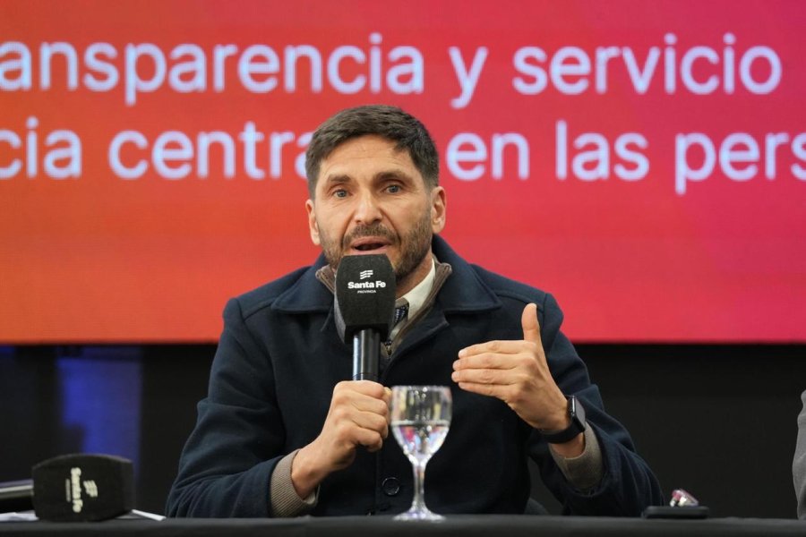 EN SANTA FE. “Nuestro Gobierno es profundamente reformista”, reivindicó el mandatario provincial.
