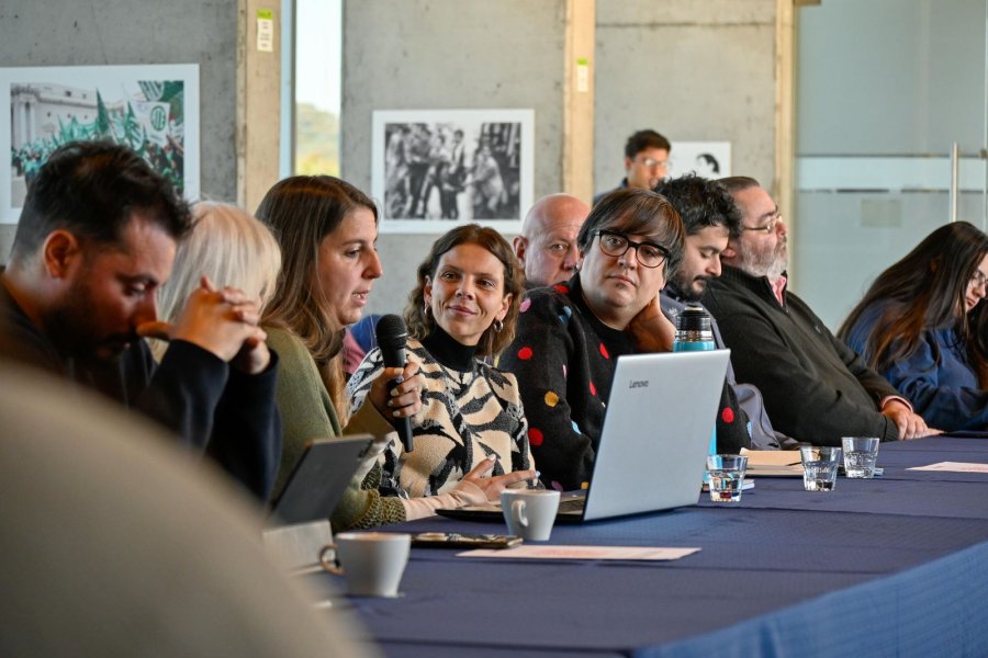 Gisel Mahmud durante el Conversatorio sobre la Reforma en la era digital