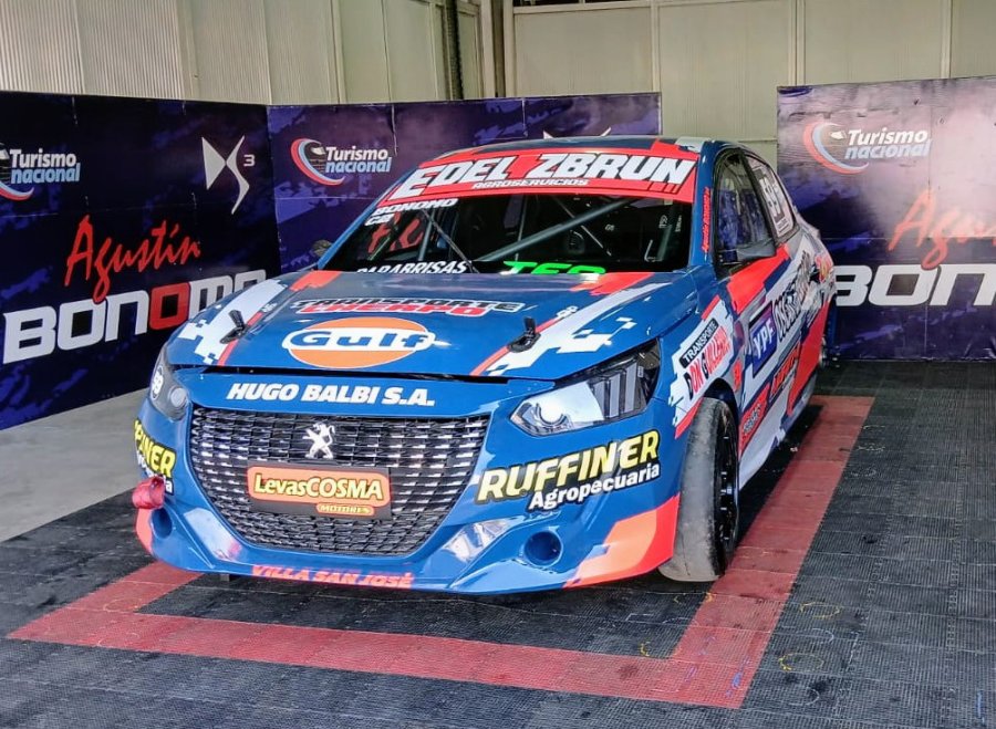 AGUSTÍN BONOMO. Disputará su primera carrera con el Peugeot 208 en la Clase 2.
