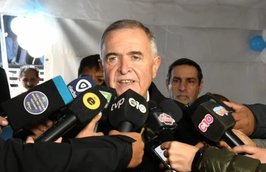 Osvlado Jaldo, gobernador de Tucumán.