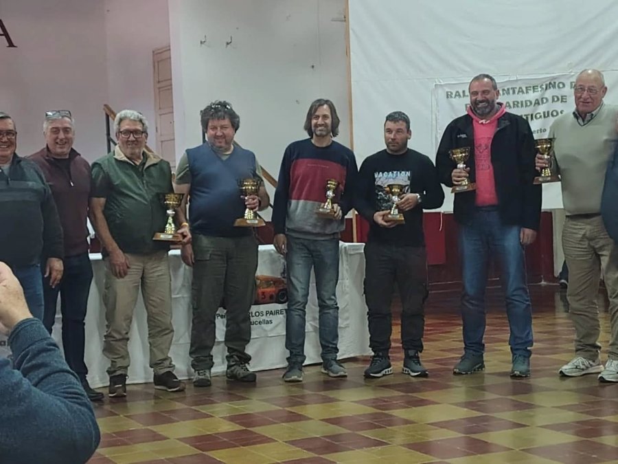 Algunos de los ganadores durante la entrega de premios.