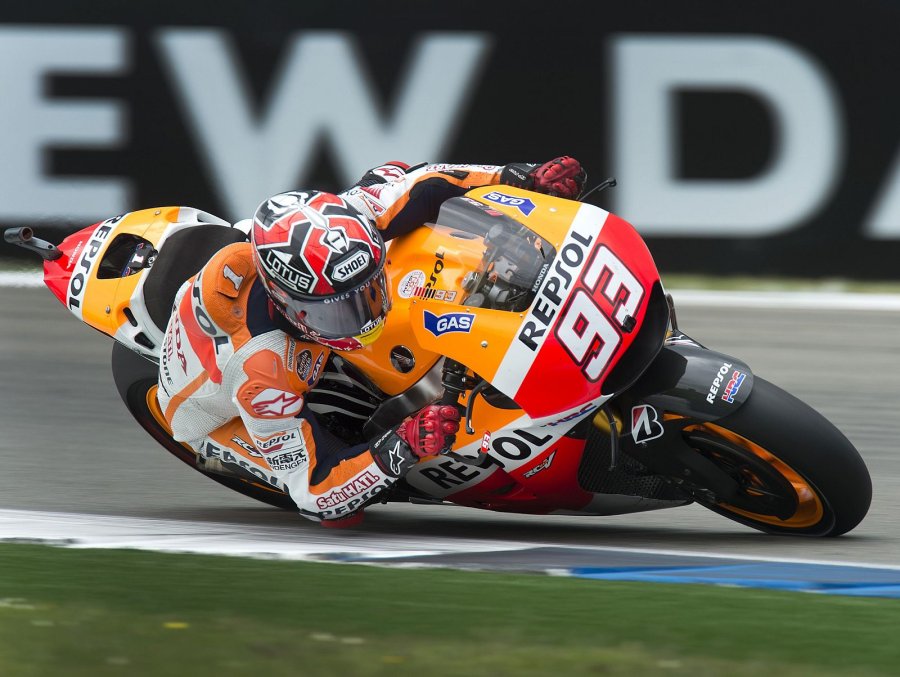 Marc Márquez logró ocho victorias seguidas con la Honda-Repsol.