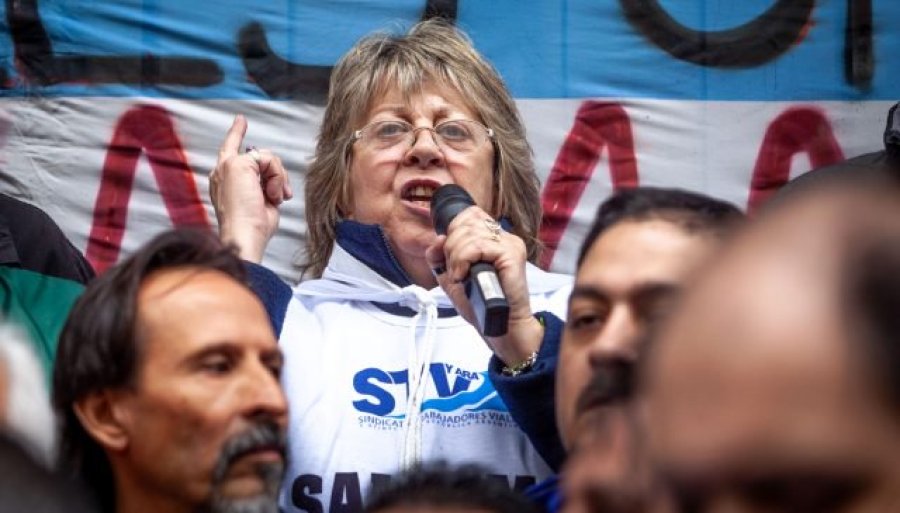 GRACIELA ALEÑA. la secretaria general del Sindicato Trabajadores Viales y Afines (STVyARA) criticó con dureza a Milei por su decisión contra Vialidad.