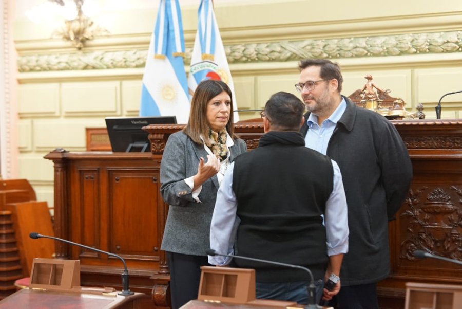 La presidenta de la Cámara baja, Clara García, al evaluar las modificaciones en el recinto legislativo.