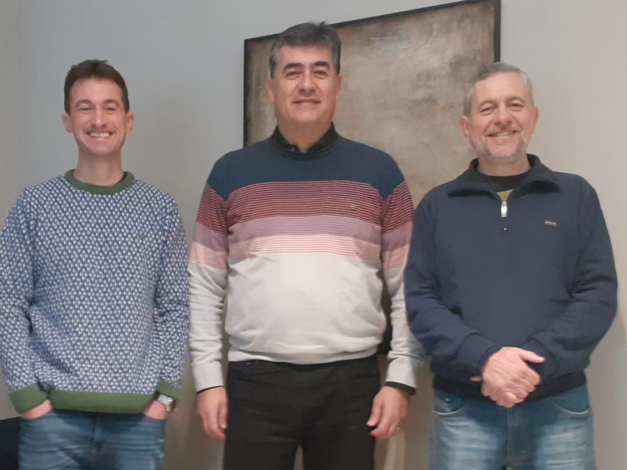 juan Pablo Migliori, Fernando Peralta y Ariel Gagliardo.