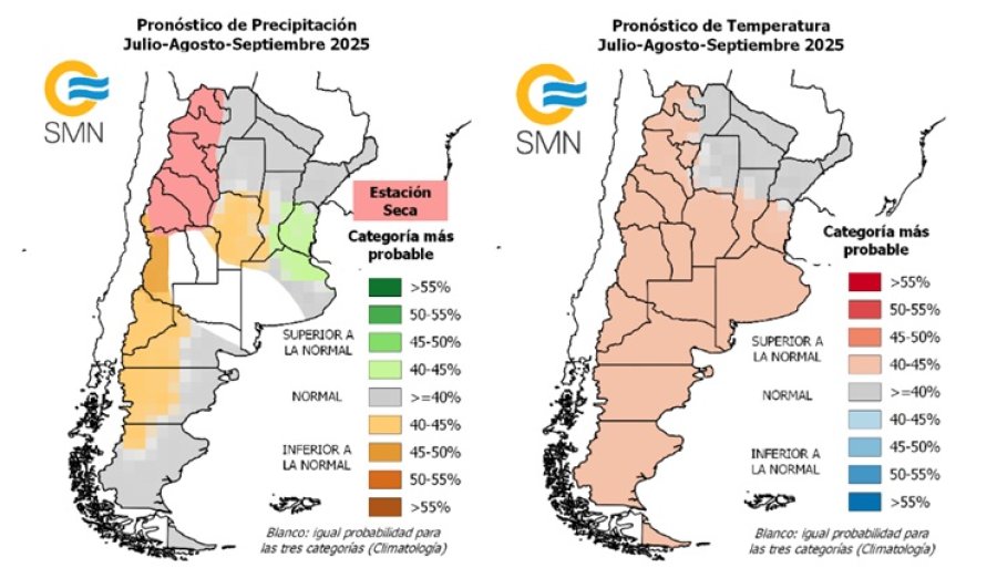 ESTABILIDAD. Ante la expectativa de un nuevo fenómeno climático, el SMN pronostica neutralidad.