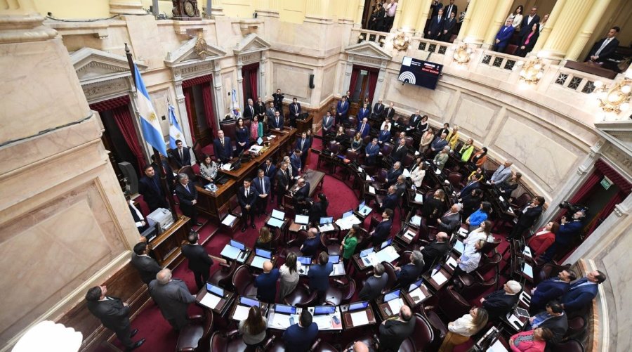 DESAFIO A MILEI. El Senado aprob&oacute; una suba para jubilados y un paquete de leyes que aumentan el gasto.