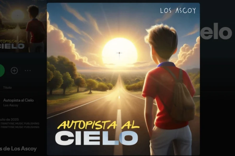 Autopista al cielo portada de la grabaci&oacute;n.