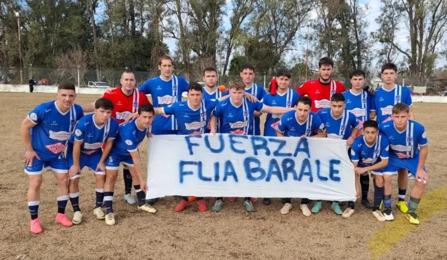 Deportivo Bella Italia, que hoy ganó en San Antonio ante Belgrano y es puntero con 14 unidades.