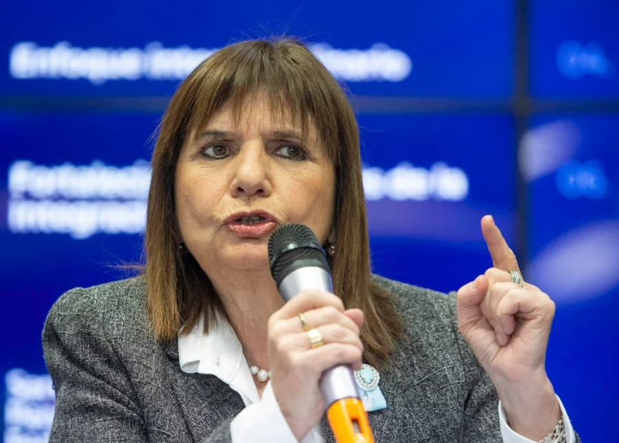 Ministra de Seguridad, Patricia Bullrich.
