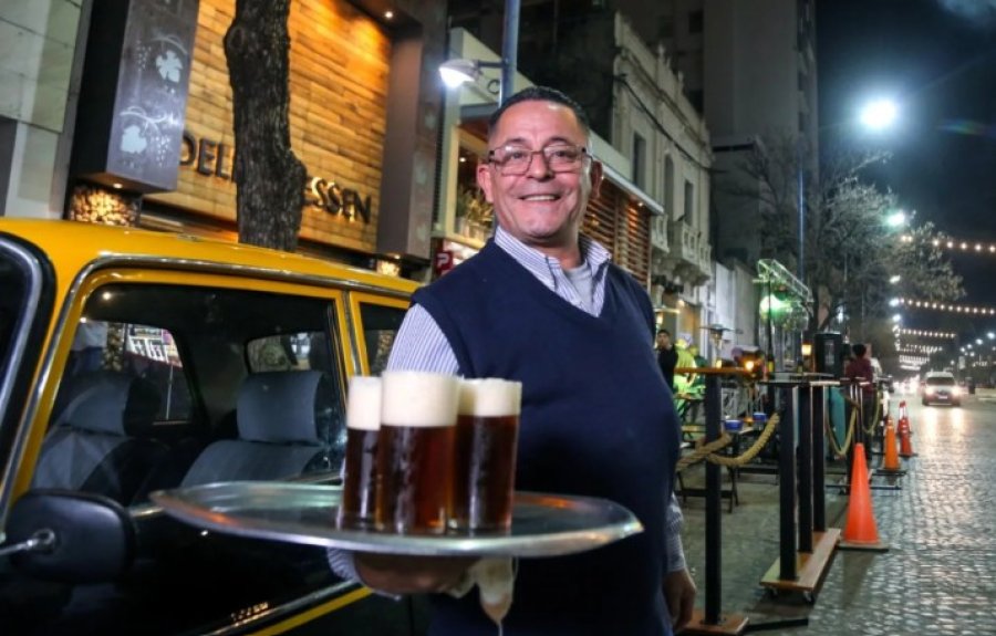 Vicente, con su mejor sonrisa, una figura del centro rafaelino.