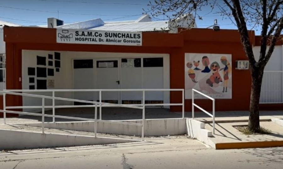 Fachada del Hospital sunchalense.