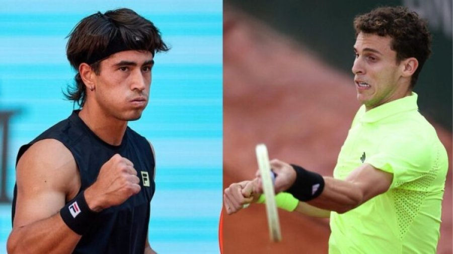 PRIMER PASO. Comesaña y Juan Manuel Cerúndolo arrancaron con el pie derecho.