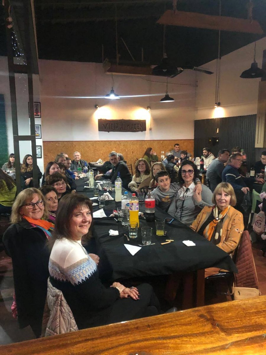 Vista general de la cena compartida el pasado sábado.