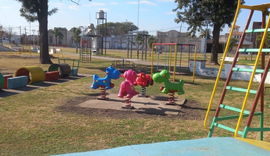 El sector dedicado a los más pequeños con atractivos juegos.