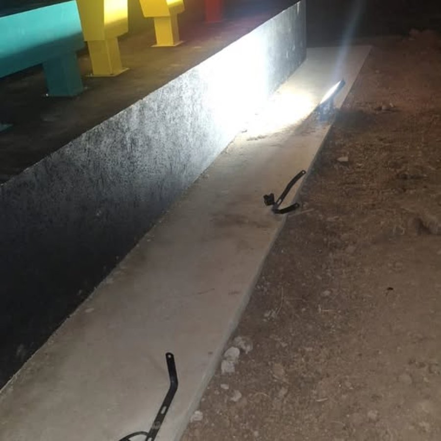 inexplicable acto contra la propiedad pública.