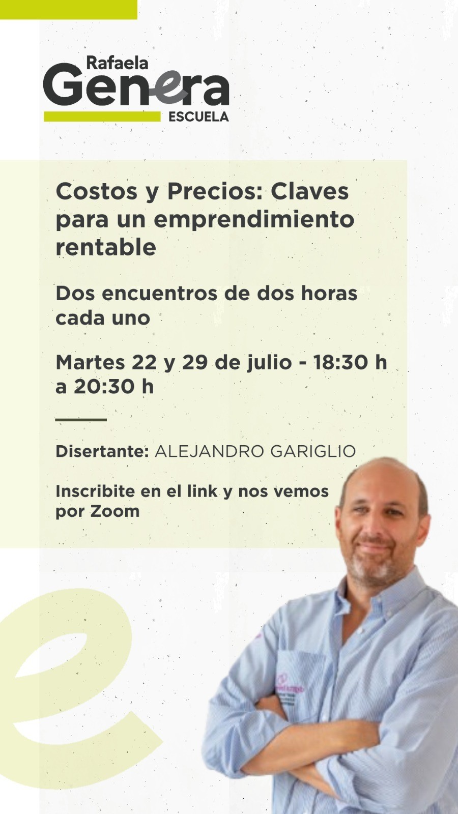 La actividad es gratuita, pero requiere inscripción previa.