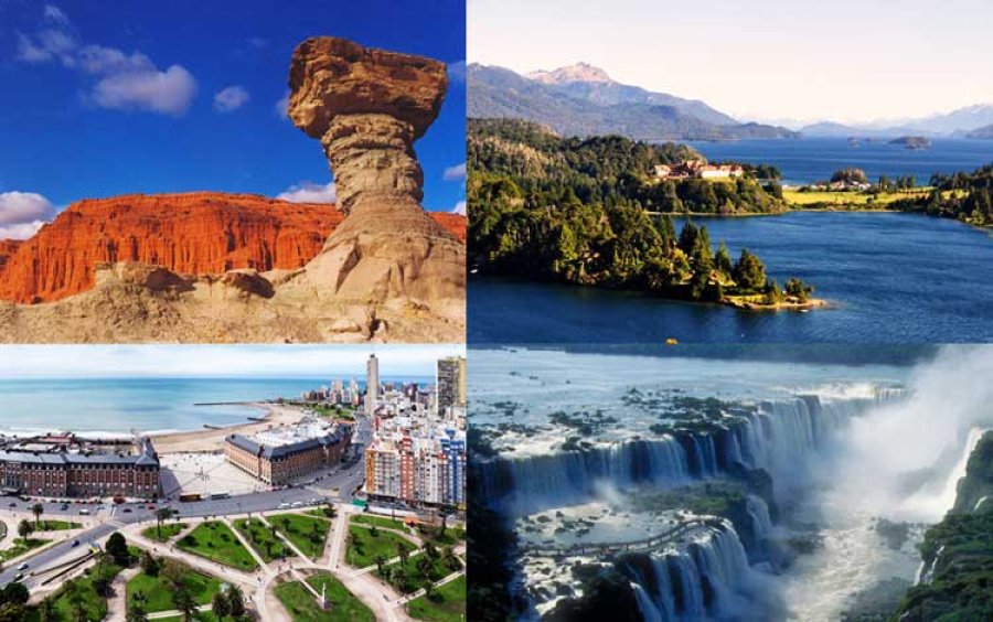 Imágenes de estupendos destinos turísticos en el país.