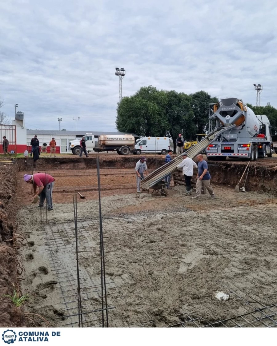 Avances de la obra en ejecución.